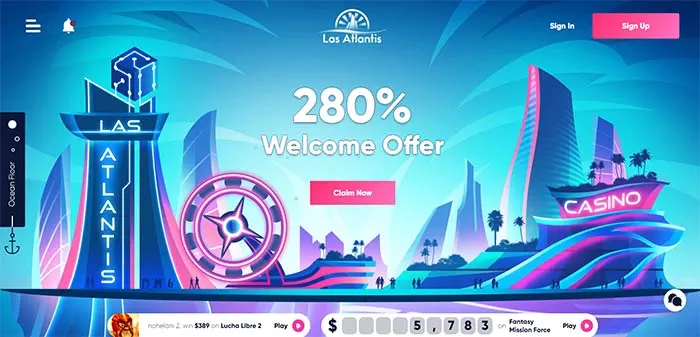 Las Atlantis AUD Online Casino