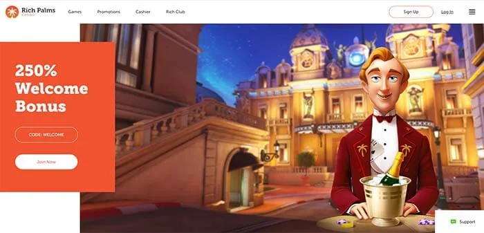 Rich Palms AUD Online Casino